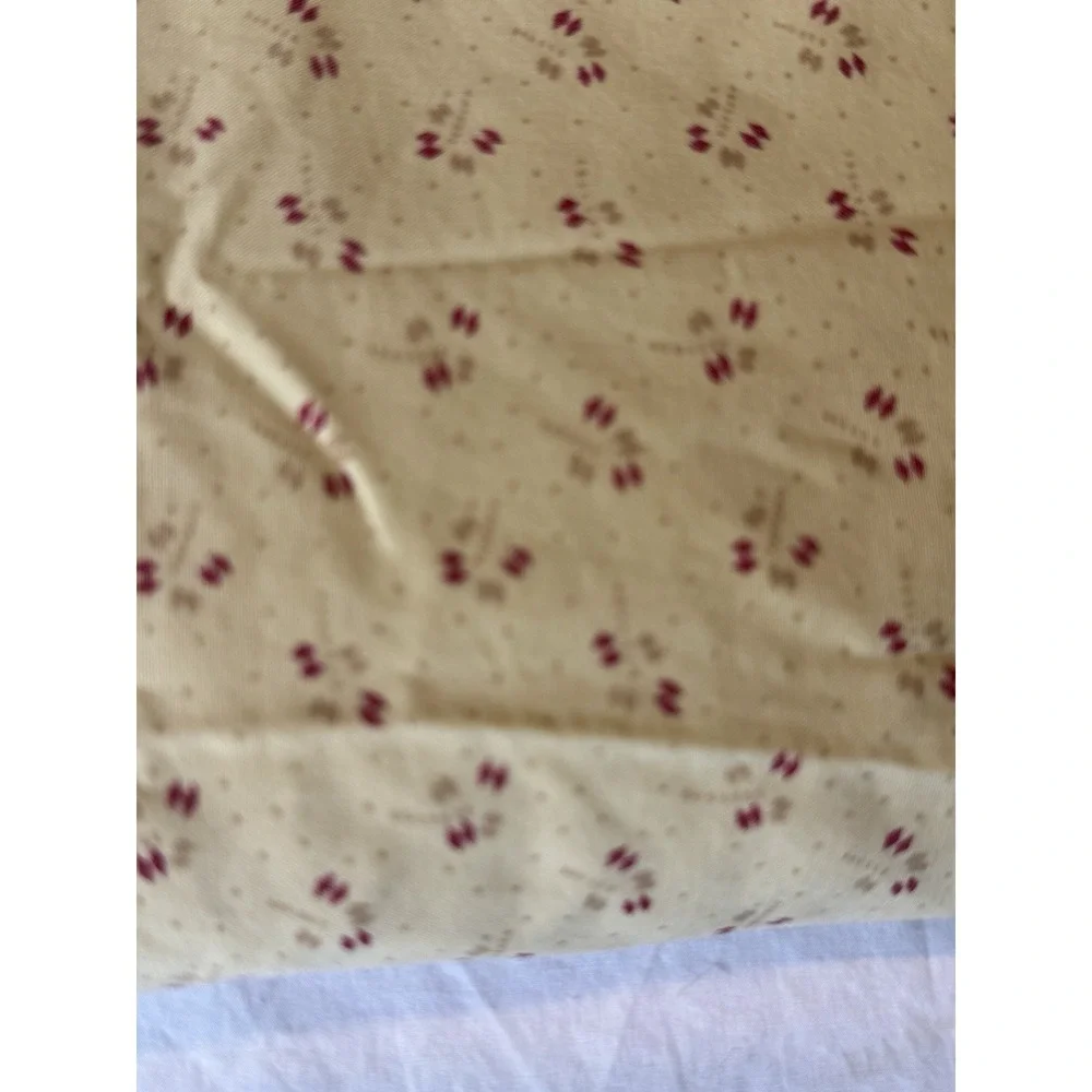 Sundance King Cotton Pillowcase Yellow Ditsy Floral Cottagecore Prairie